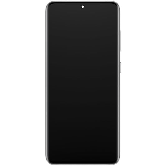 Berøringsskjerm Samsung Galaxy Galaxy S20 5G G981 / S20 G980, med ramme, svart (kosmisk grå), Servicepakke GH82-31432A, Servicepakke GH82-31432A