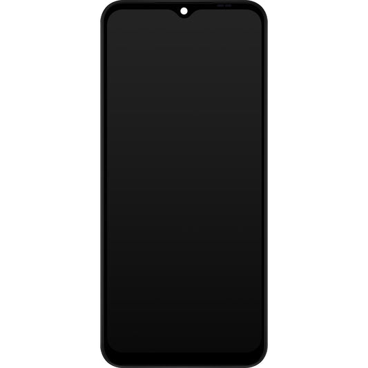 Berøringsskjerm Samsung Galaxy A14 A145, med ramme, ikke-europeisk versjon, svart, servicepakke GH82-3111185A