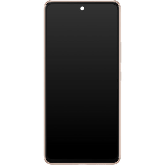 Samsung Galaxy Galaxy A53 5G A536 berøringsskjerm med ramme, oransje (fersken), Servicepakke GH82-28024D Servicepakke GH82-28024D