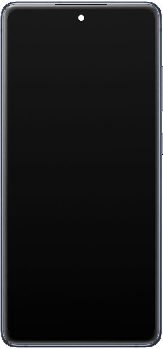 Display med berøringsskjerm Samsung Galaxy S20 FE 5G G781, med ramme, marineblå, Swap GH82-24214A