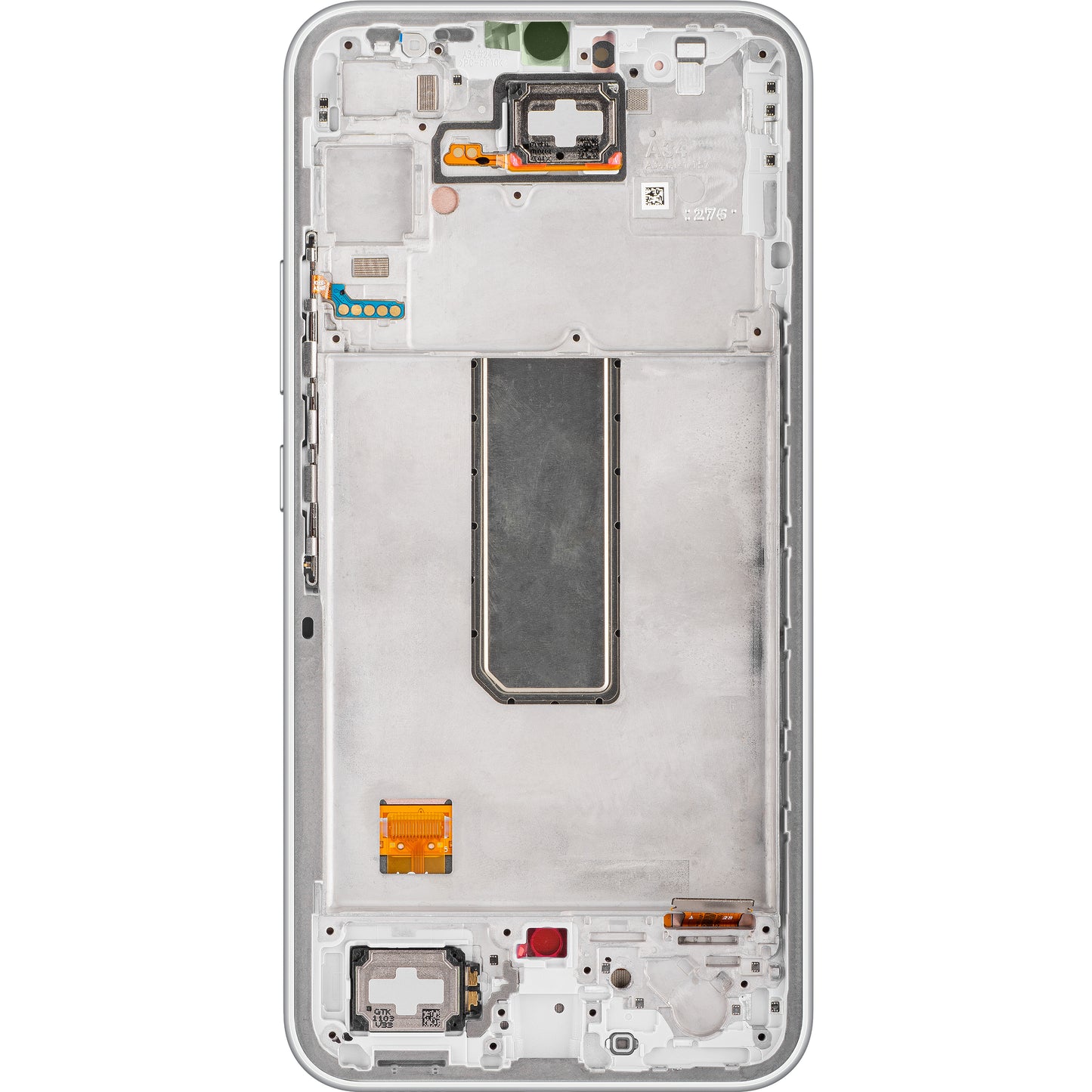 Samsung Galaxy Galaxy A34 A346 berøringsskjerm med ramme, sølv, servicepakke GH82-31200B