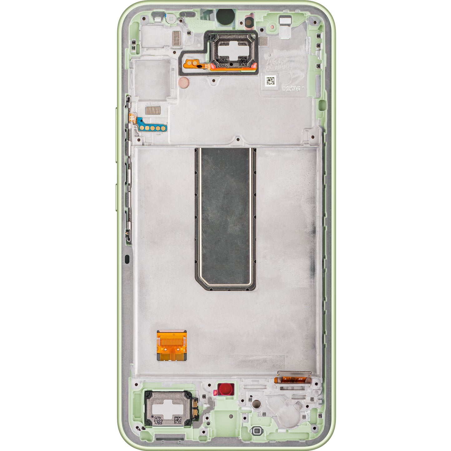 Berøringsskjerm Samsung Galaxy A34 A346, med ramme, Grønn (Lime), Servicepakke GH82-31200C
