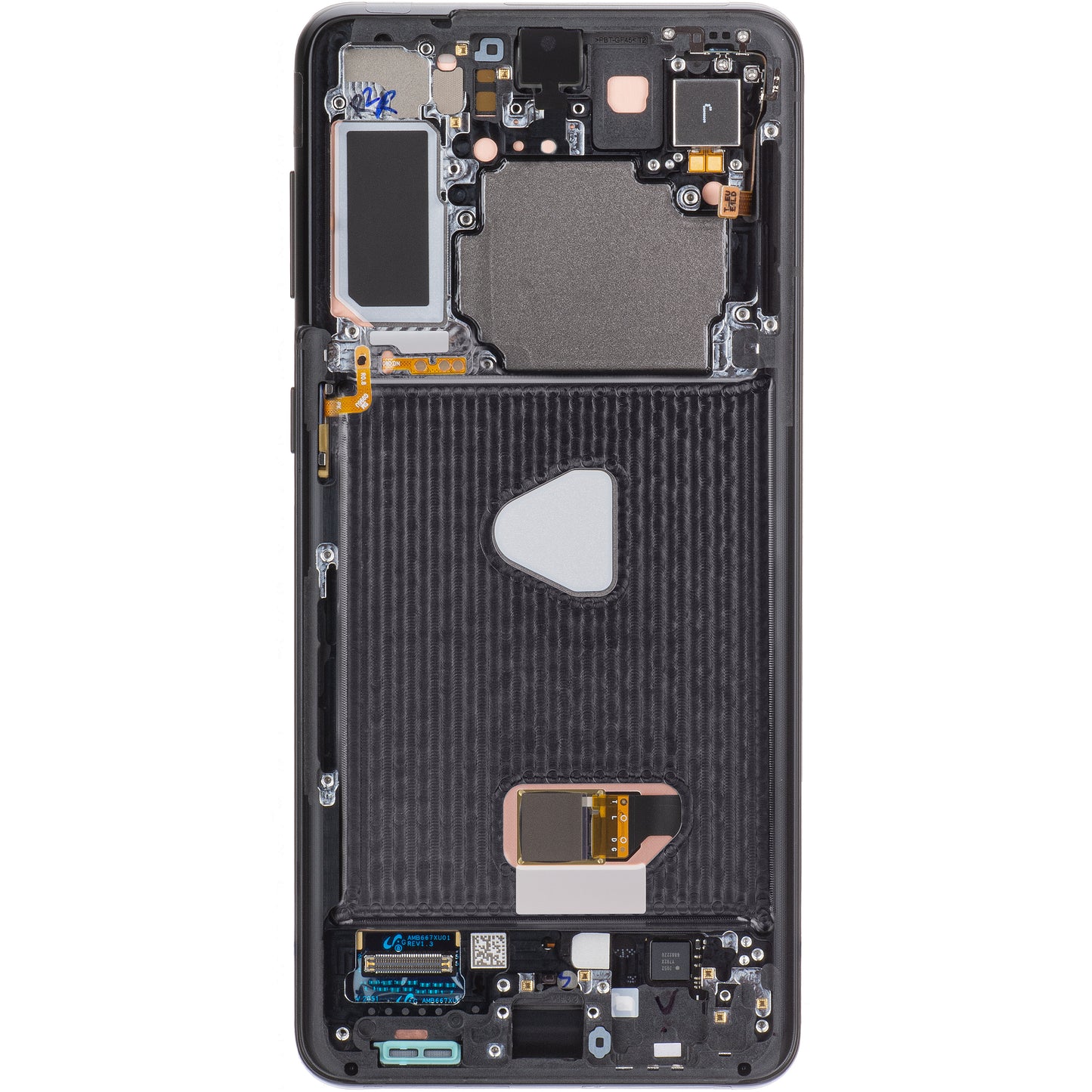 Berøringsskjerm Samsung Galaxy S21+ 5G G996, med ramme, svart, servicepakke GH82-2727268A
