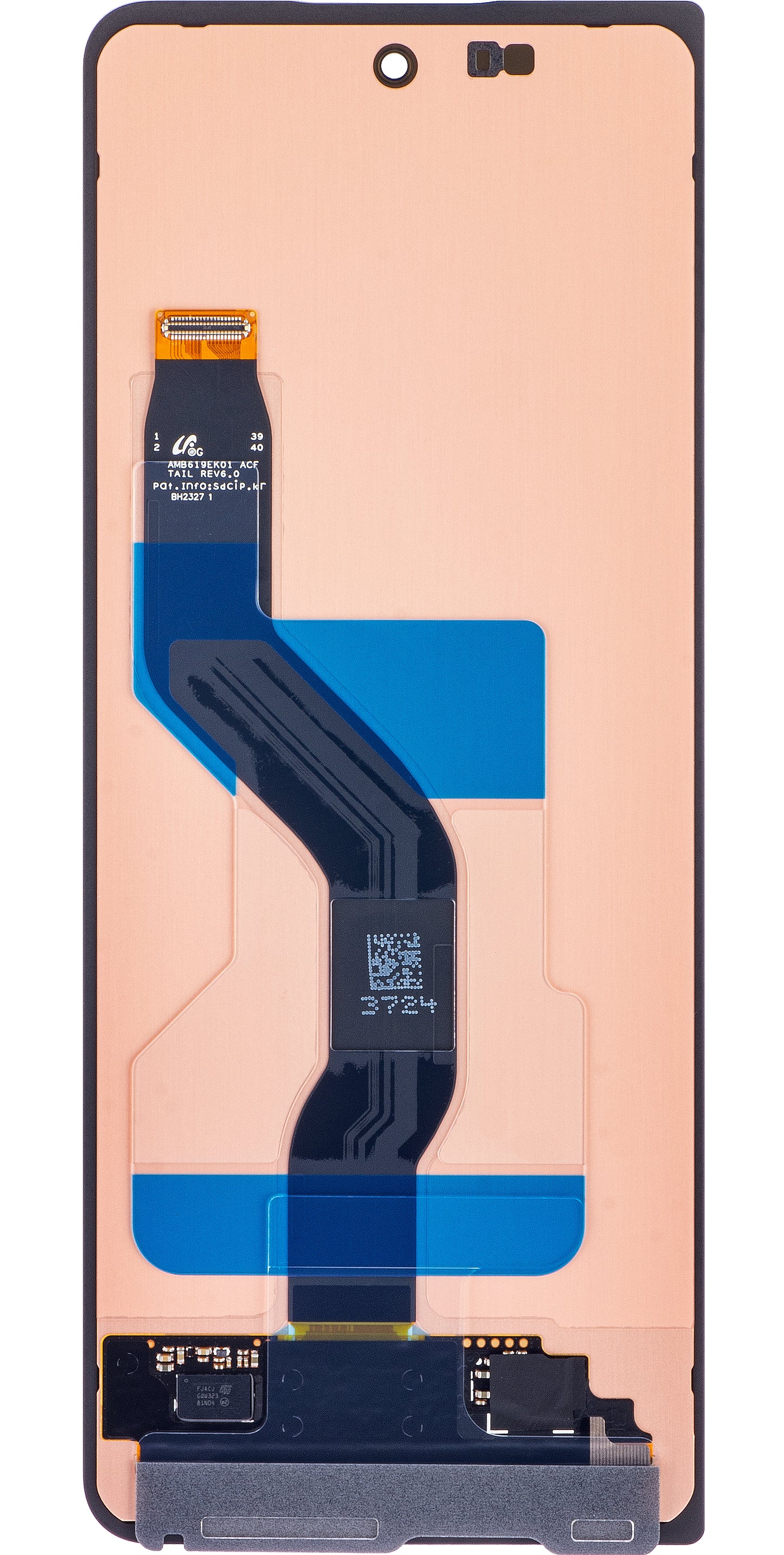 Samsung Galaxy Galaxy Z Fold5 F946 Berøringsskjerm, Sub Outer, Service Pack GH82-3184949A