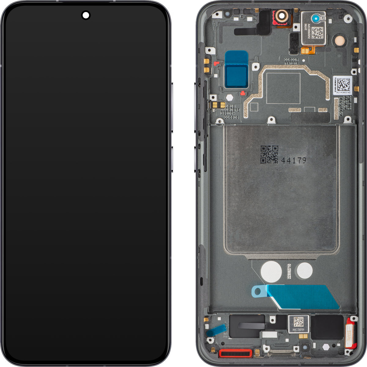 Xiaomi 13 berøringsskjerm med ramme, svart, servicepakke 56000300M300