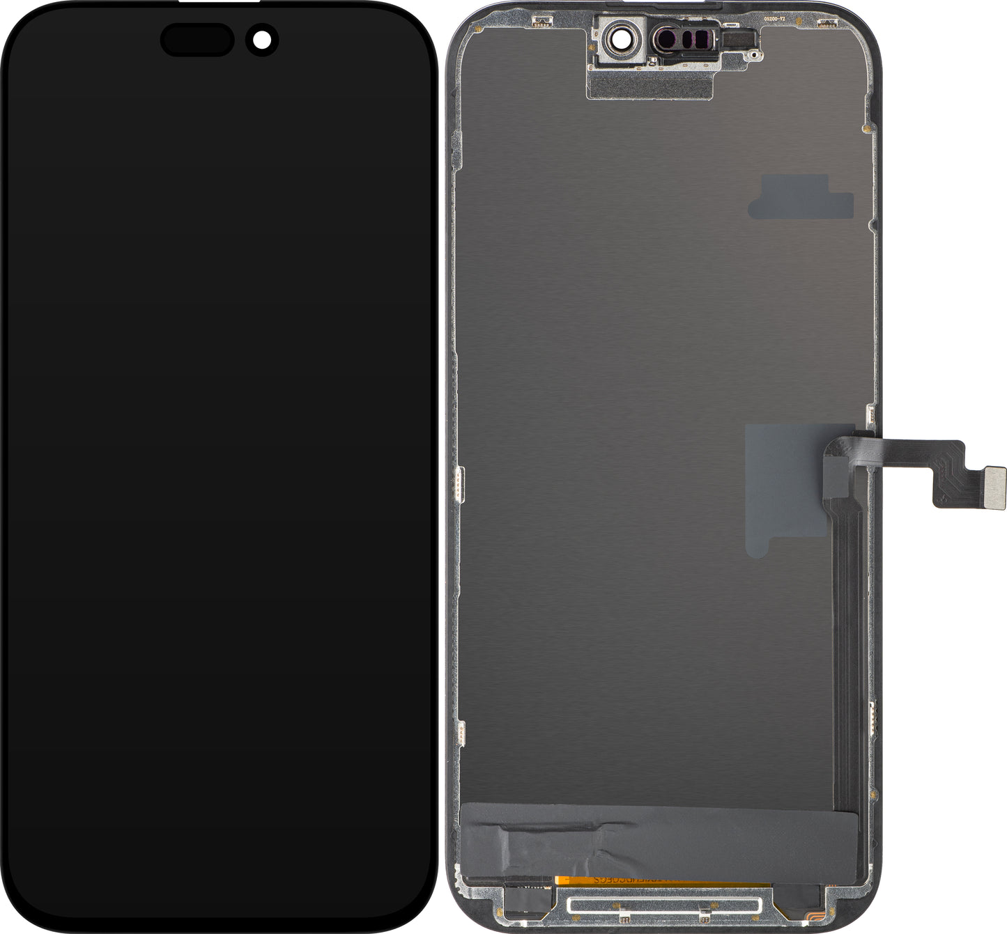 Display med ZY Touchscreen for Apple iPhone 16 Pro Max, med ramme, LCD In-Cell IC Movable versjon, Svart