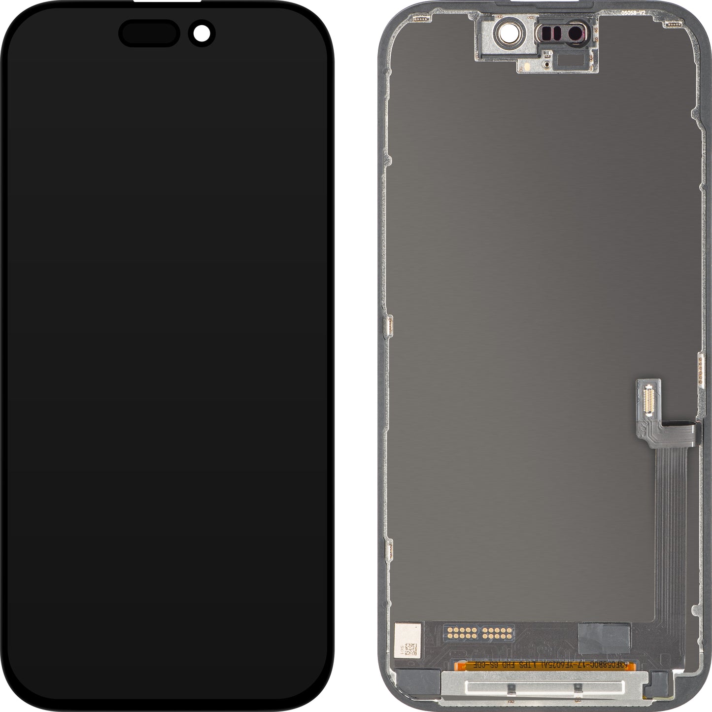 Display med ZY Touchscreen for Apple iPhone 17, med ramme, LCD In-Cell IC Movable versjon, Svart