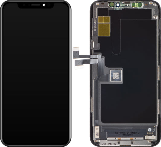 ZY berøringsskjerm for Apple iPhone 11 Pro, med ramme, In-Cell IC Movable LCD-versjon, svart