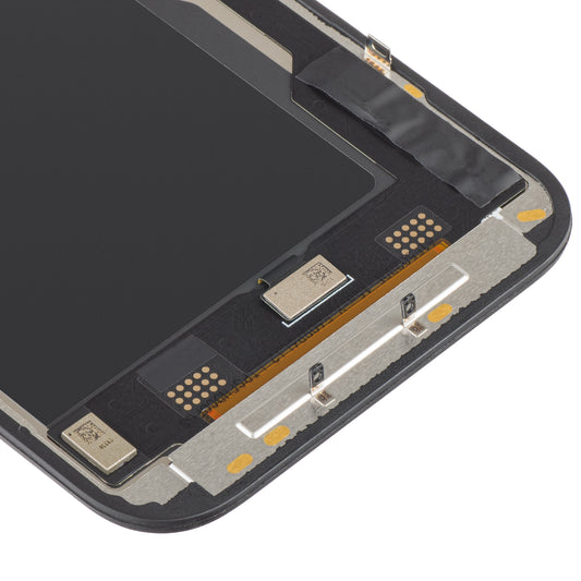 ZY berøringsskjerm for Apple iPhone 15 Pro, med ramme, In-Cell IC Movable LCD-versjon, svart