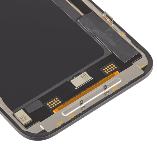 ZY berøringsskjerm for Apple iPhone 15 Pro Max, med ramme, In-Cell IC Movable LCD-versjon, svart
