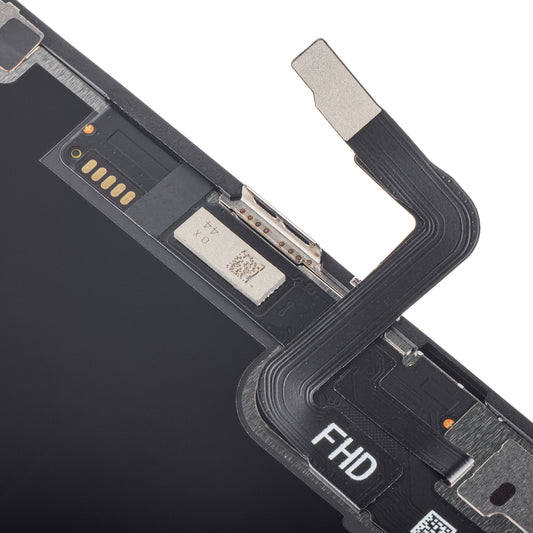 ZY berøringsskjerm for Apple iPhone 12 / 12 Pro, med ramme, In-Cell IC Movable LCD-versjon, svart