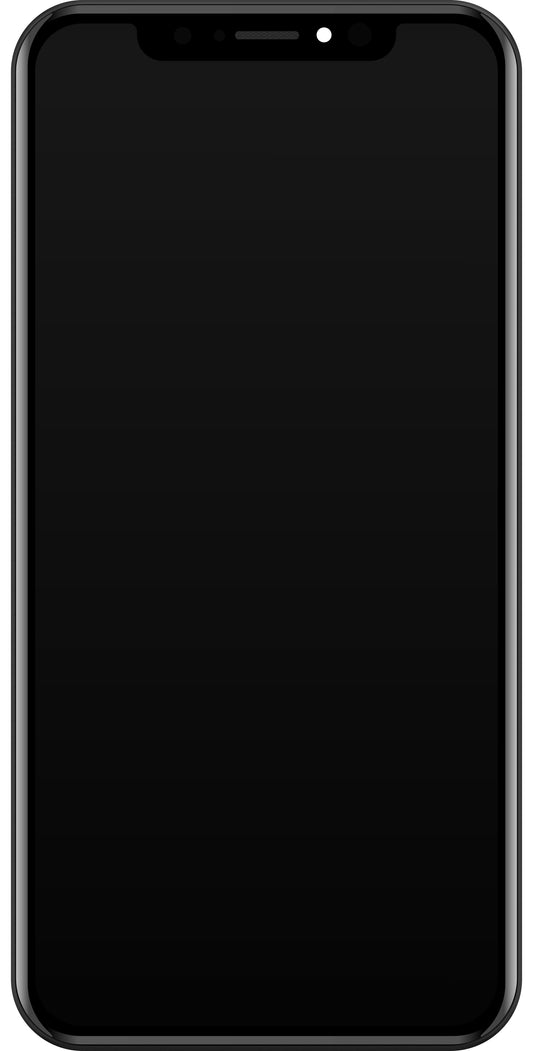 JK berøringsskjerm for Apple iPhone 11 Pro, med ramme, In-Cell LCD-versjon, svart