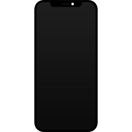 Display med JK Touchscreen for Apple iPhone 12 / 12 Pro, med ramme, LCD In-Cell IC Movable versjon, Svart