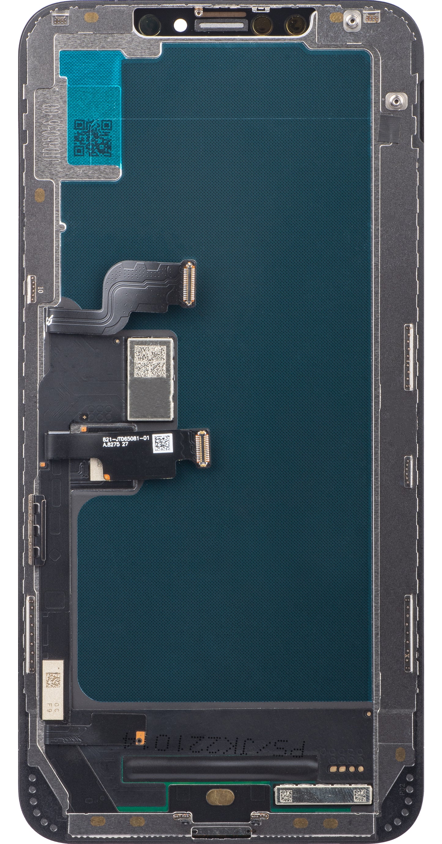 JK berøringsskjerm for Apple iPhone XS Max, med ramme, In-Cell LCD-versjon, svart