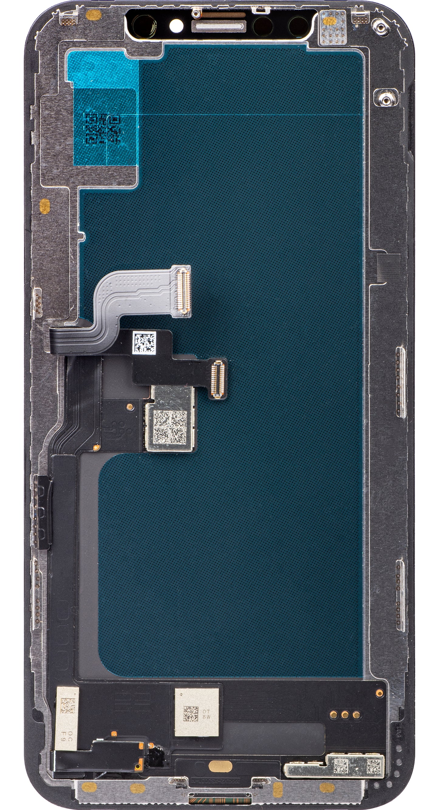 JK berøringsskjerm for Apple iPhone XS, med ramme, In-Cell LCD-versjon, svart