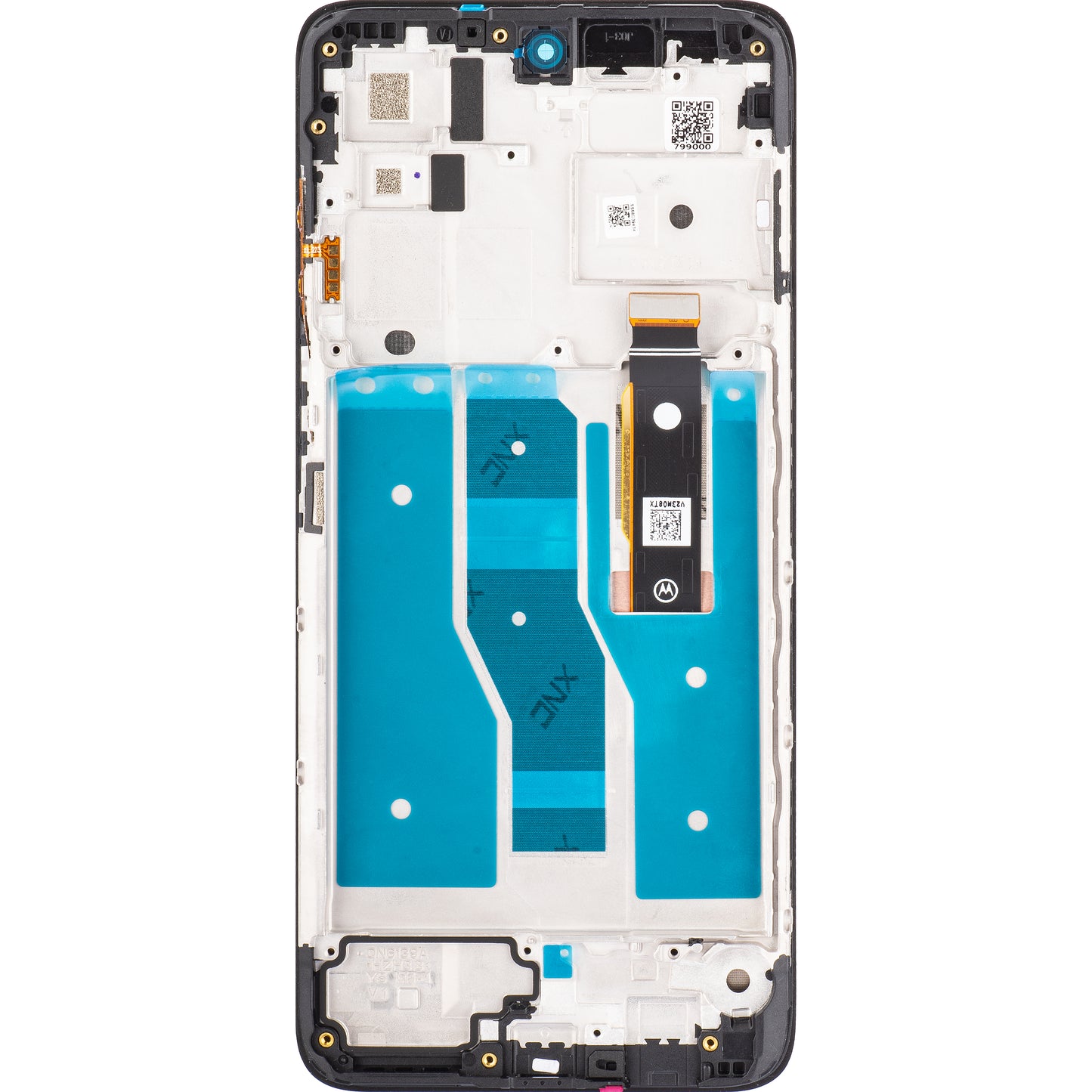 Berøringsskjerm Motorola Moto G82, med ramme, grå, Servicepakke 5D68C20864