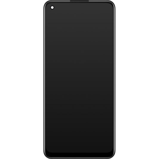 Skjerm med berøringsskjerm Oppo Find X5 Lite / Reno7 5G, med ramme, svart, Service Pack 4130040