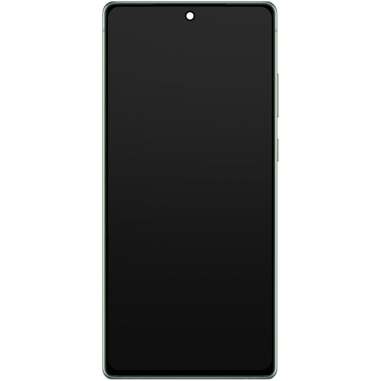 Berøringsskjerm Samsung Galaxy Note 20 5G N981 / Note 20 N980, med ramme, grønn, servicepakke GH82-23495C