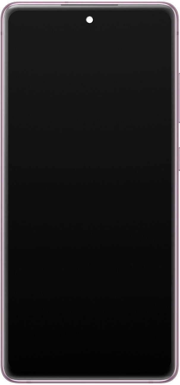 Berøringsskjerm Samsung Galaxy S20 FE 5G G781, med ramme, lilla, Service Pack GH82-24214C