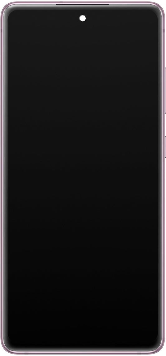Berøringsskjerm Samsung Galaxy S20 FE 5G G781, med ramme, lilla, Service Pack GH82-24214C
