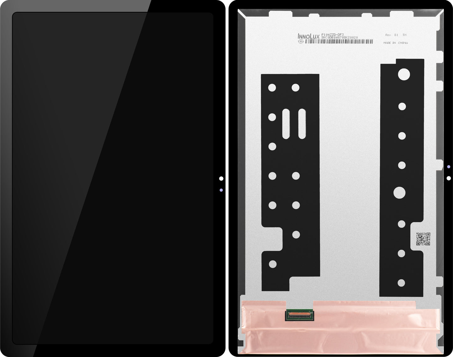 Skjerm med berøringsskjerm Samsung Galaxy Tab A7 10.4 (2020), Svart, Servicepakke GH81-1969090A