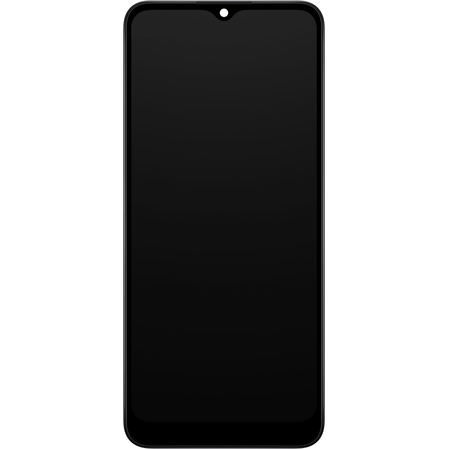 Berøringsskjerm Samsung Galaxy Galaxy A02s A025G, med ramme, svart, Service Pack GH81-20181A