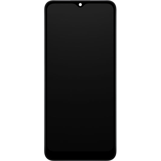 Berøringsskjerm Samsung Galaxy Galaxy A02s A025G, med ramme, svart, Service Pack GH81-20181A