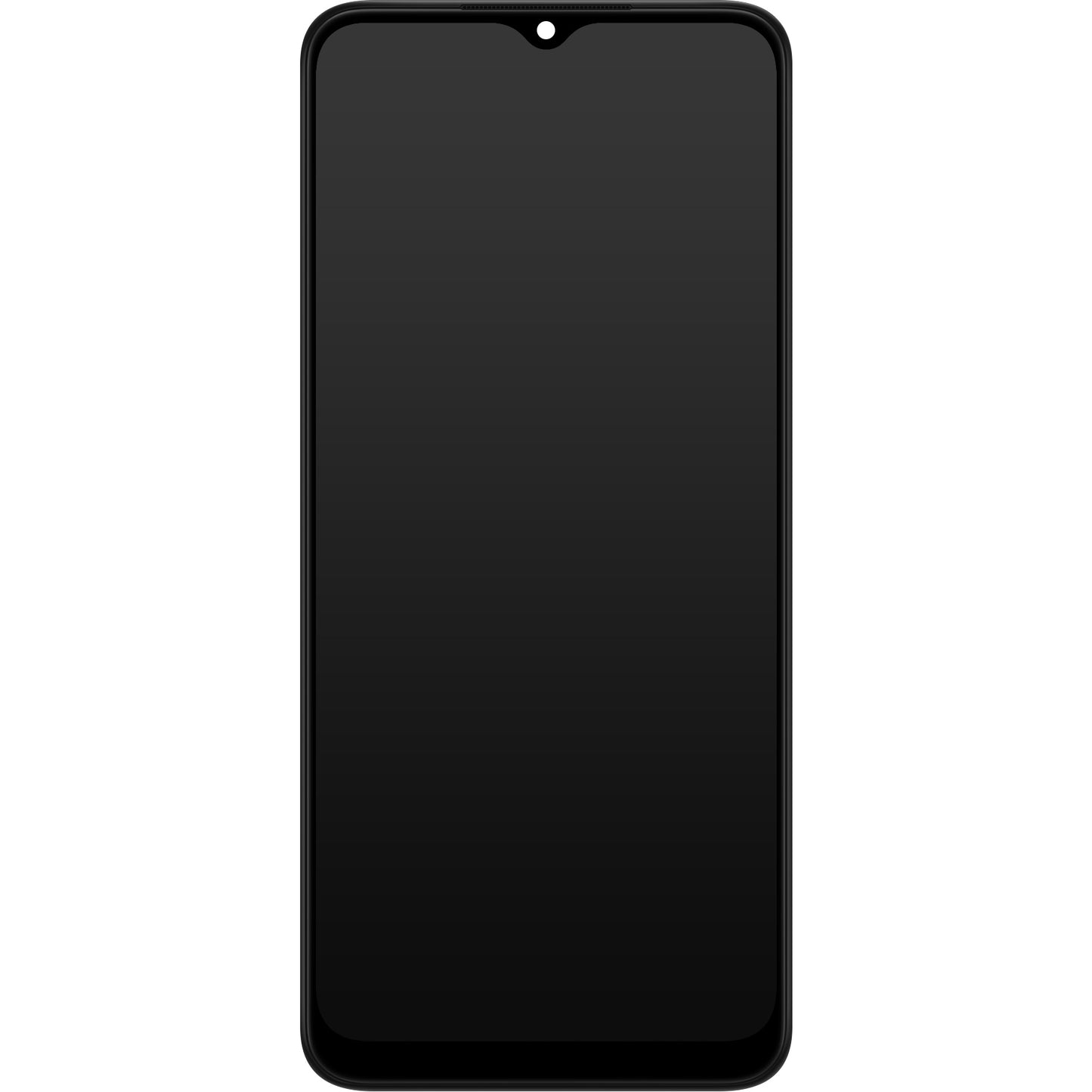 Berøringsskjerm Samsung Galaxy A22 5G A226, med ramme, svart, servicepakke GH81-20694A