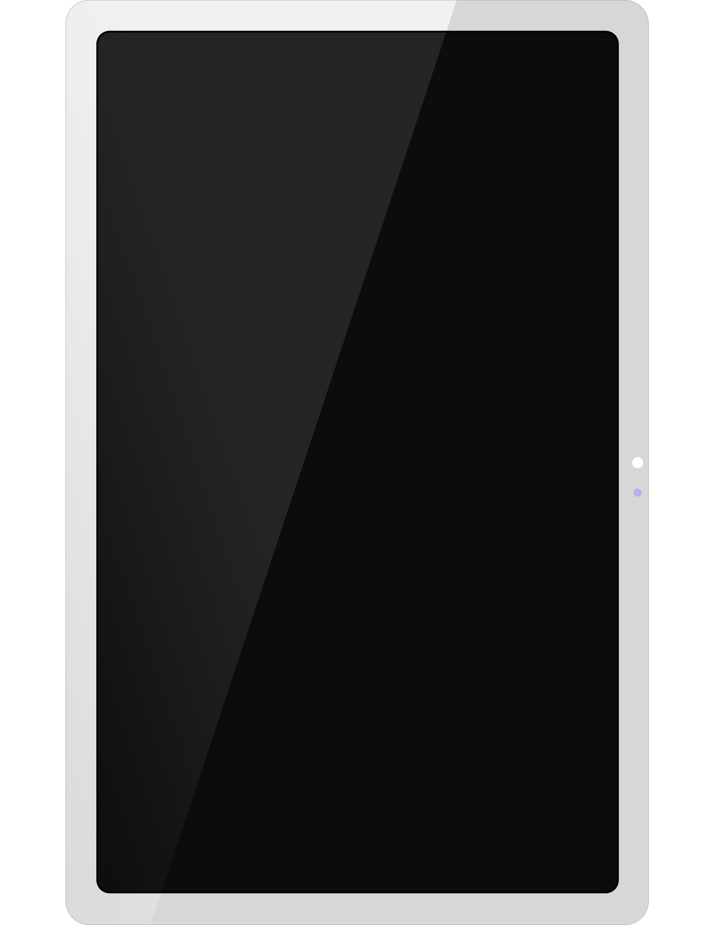 Skjerm med berøringsskjerm Samsung Galaxy Tab A7 10.4 (2020), Hvit, Servicepakke GH81-1968689A