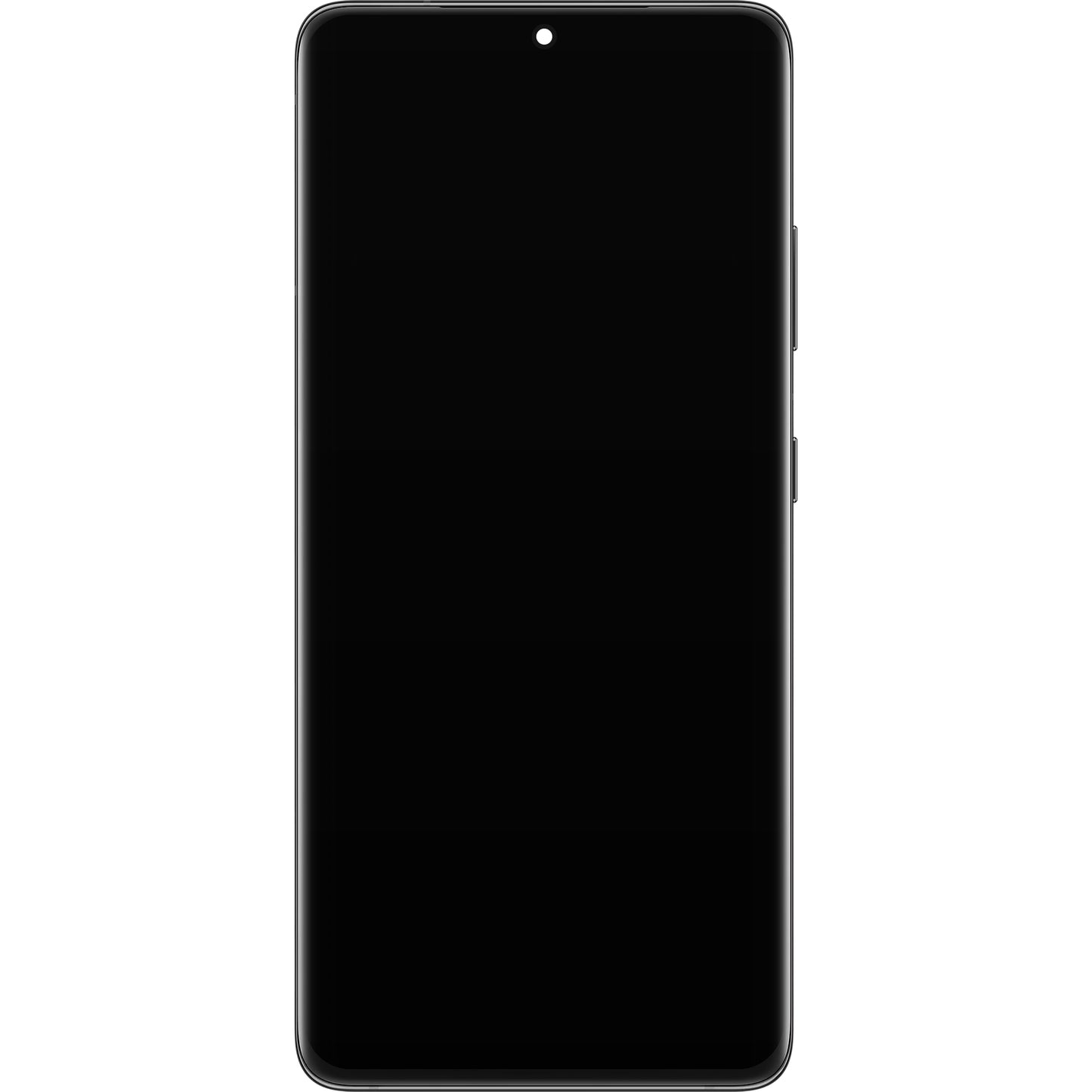 Samsung Galaxy Galaxy S21 Ultra 5G G998 berøringsskjerm med ramme, svart, servicepakke GH82-26035A