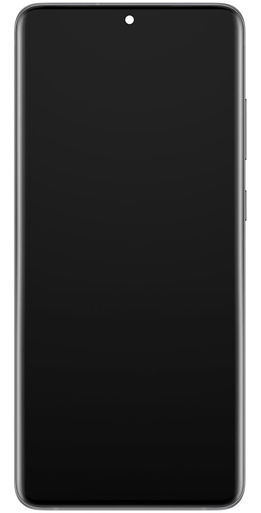 Samsung Galaxy Galaxy S20 Ultra 5G G988 / S20 Ultra G988 berøringsskjerm med ramme, hvit, servicepakke GH82-26032C