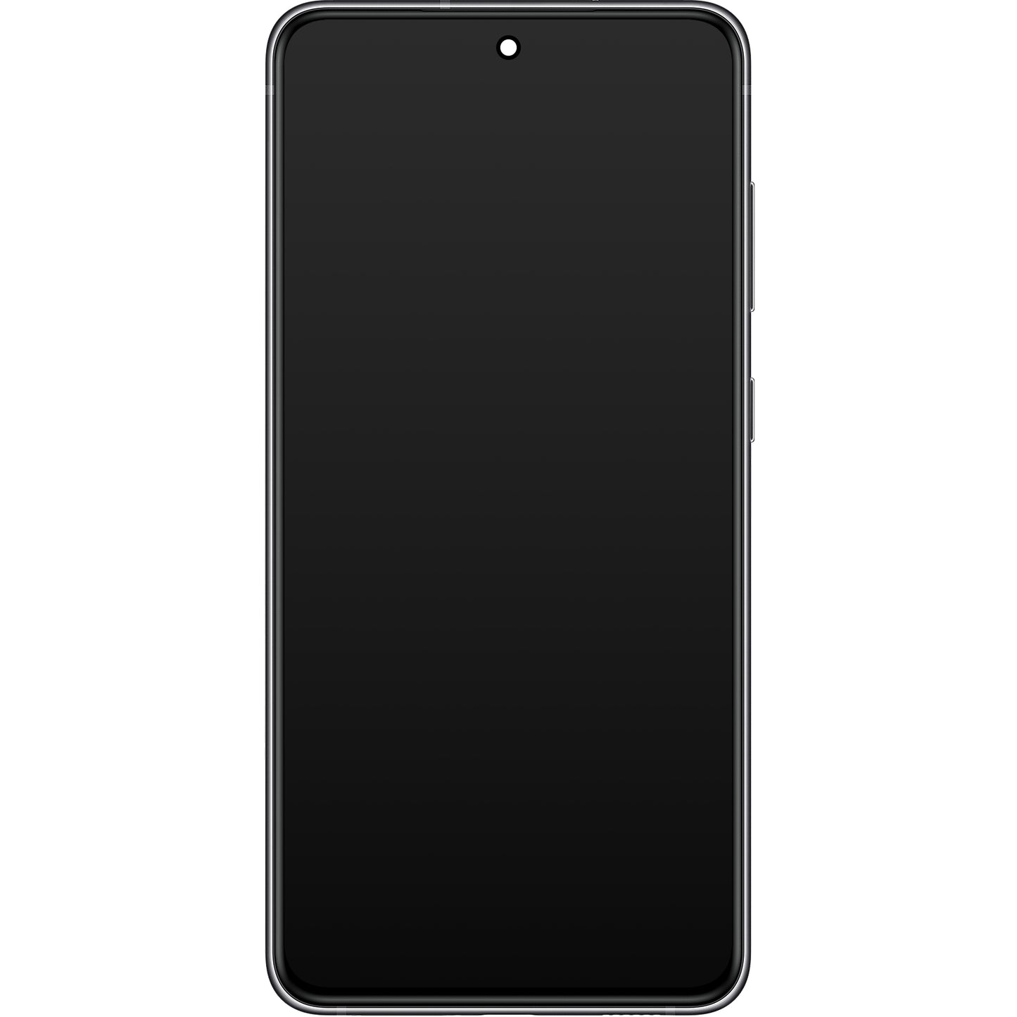 Display med berøringsskjerm Samsung Galaxy S21 FE 5G G990, med ramme, grå, Service Pack GH82-2656590A