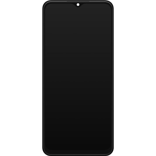 Berøringsskjerm Samsung Galaxy A13 A135, med ramme, svart, servicepakke GH82-2828508A