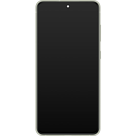 Display med berøringsskjerm Samsung Galaxy S21 FE 5G G990, med ramme, grønn, servicepakke GH82-2656590C