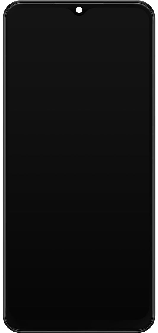 Samsung Galaxy Galaxy A23 5G A236 berøringsskjerm med ramme, svart, servicepakke GH82-29734A