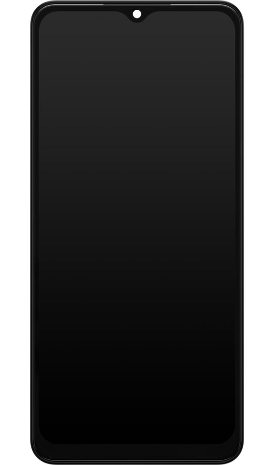 Samsung Galaxy Galaxy A13 5G A136 berøringsskjerm med ramme, svart, servicepakke GH82-2909077A