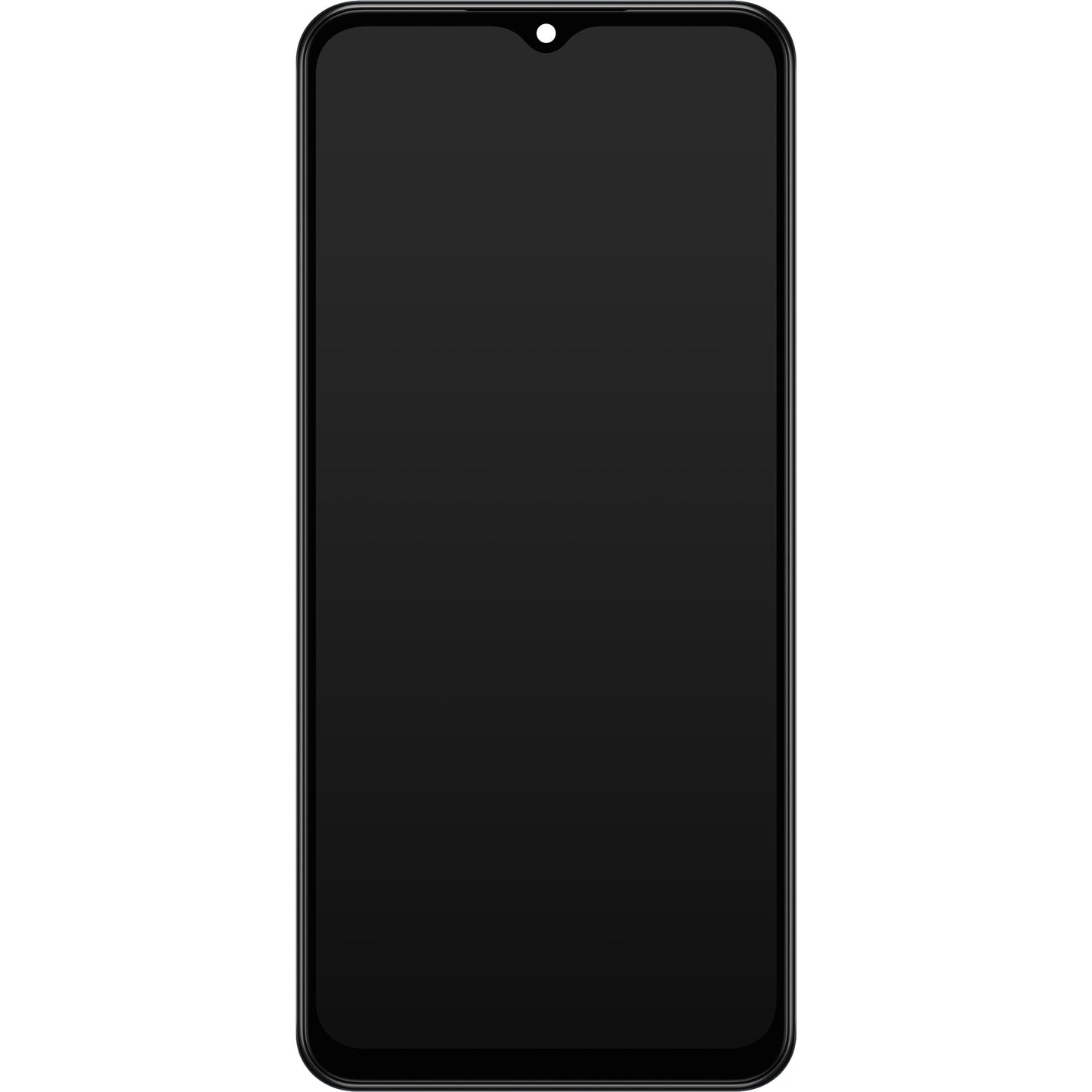 Skjerm med berøringsskjerm Samsung Galaxy M13 M135 berøringsskjerm, med ramme, svart, servicepakke GH82-29132132A