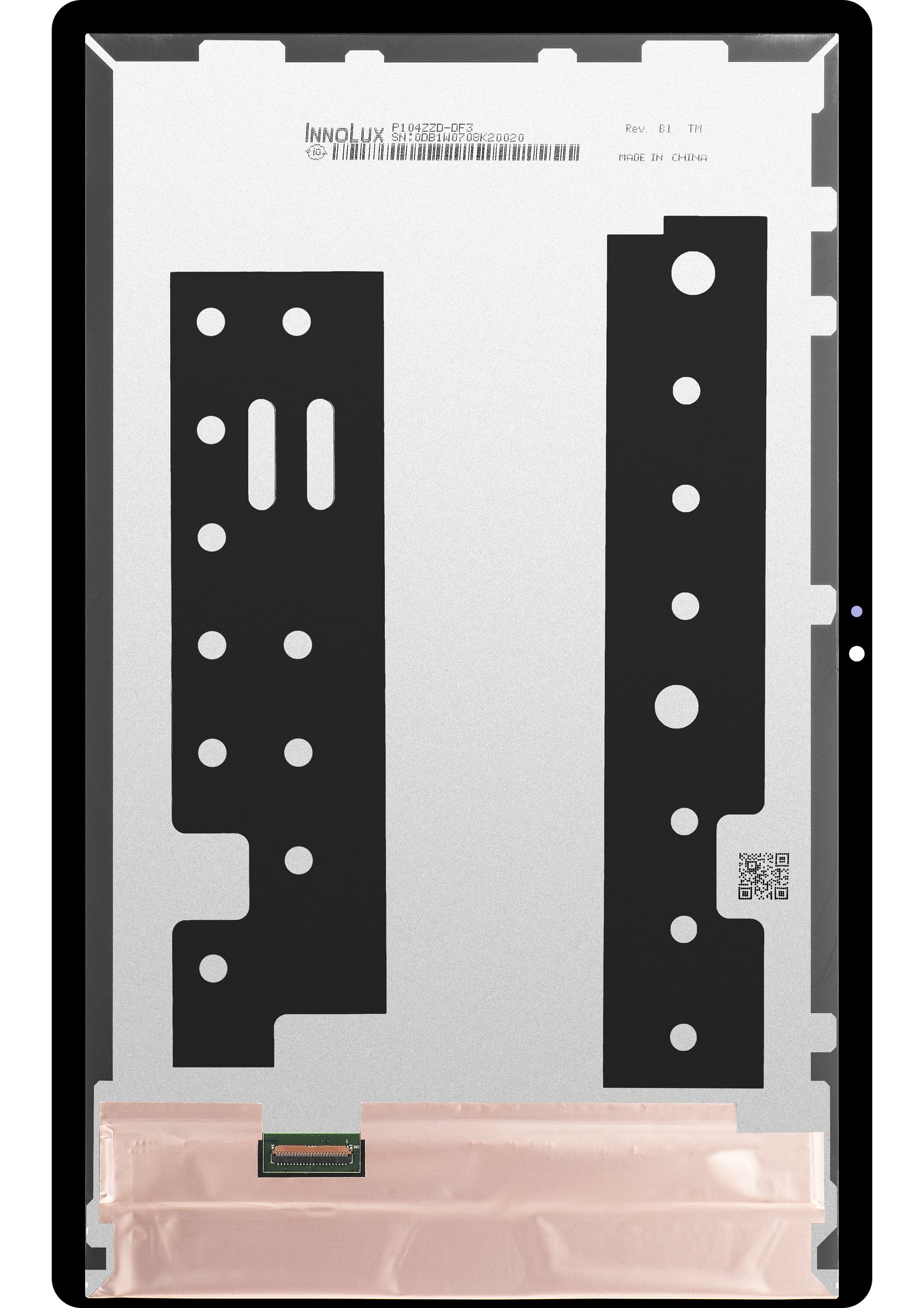 Skjerm med berøringsskjerm Samsung Galaxy Tab A7 10.4 (2020), Svart, Servicepakke GH81-1969090A