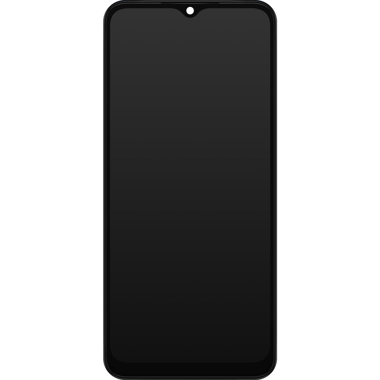 Berøringsskjerm Samsung Galaxy A03 Core A032, med ramme, svart, servicepakke GH81-2171711A