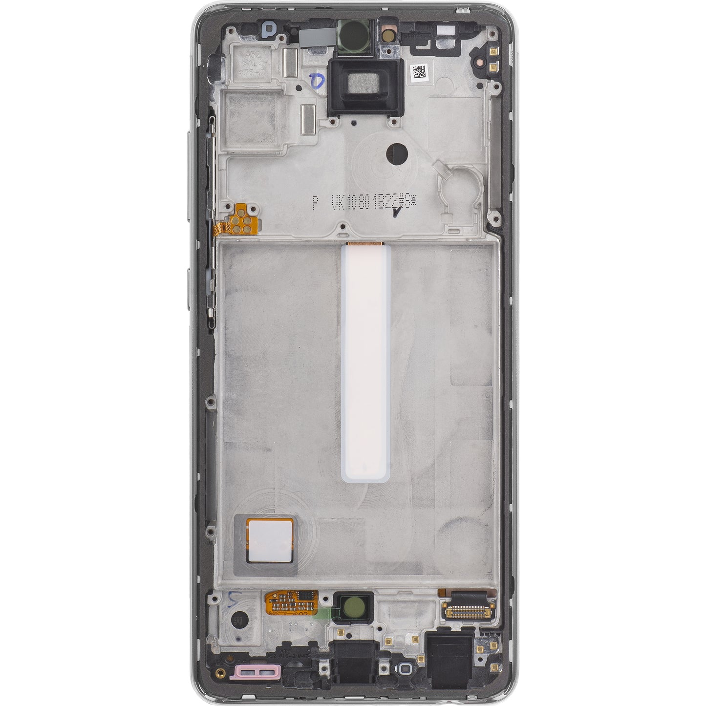 Berøringsskjerm Samsung Galaxy Galaxy A52 5G A526 / A52 A525, med ramme, hvit, Servicepakke GH82-25754D Servicepakke GH82-25754D