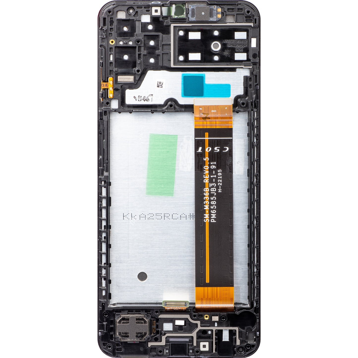 Samsung Galaxy Galaxy A13 A137 berøringsskjerm med ramme, svart, servicepakke GH82-2922228A