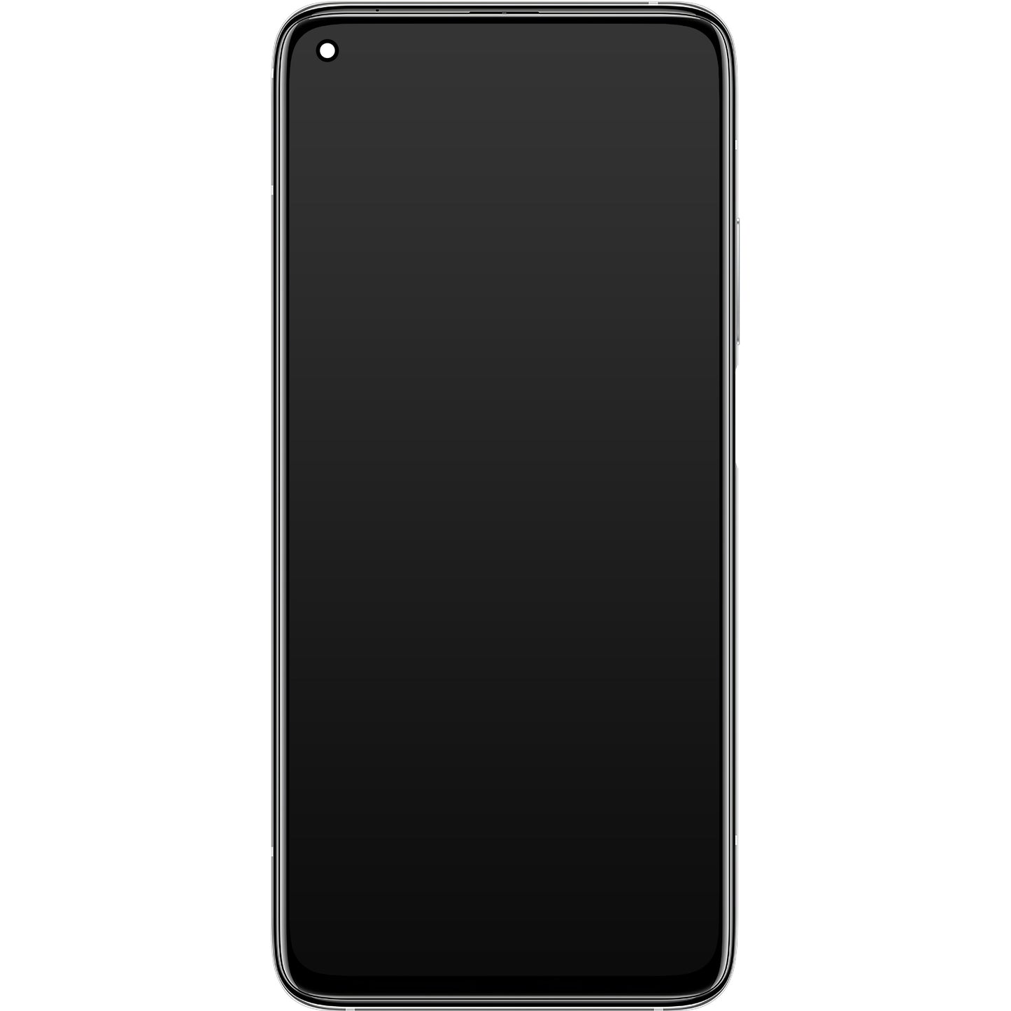 Xiaomi Redmi Redmi K30S / 10T 5G / 10T Pro 5G berøringsskjerm med ramme, sølv, servicepakke 5600040J3S00