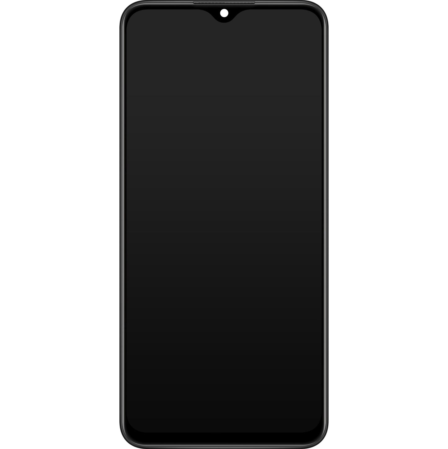 Display med Touchscreen Xiaomi Redmi 9, med Ramme, Svart, Service Pack 5600050J1900