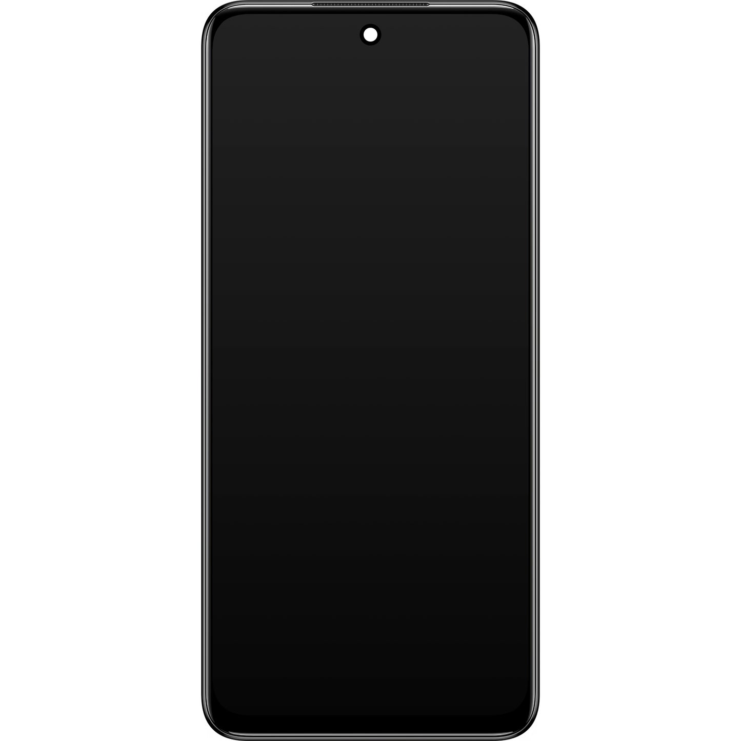 Berøringsskjerm Xiaomi Redmi Note 10 5G, med ramme, grå, servicepakke 5600020K1900