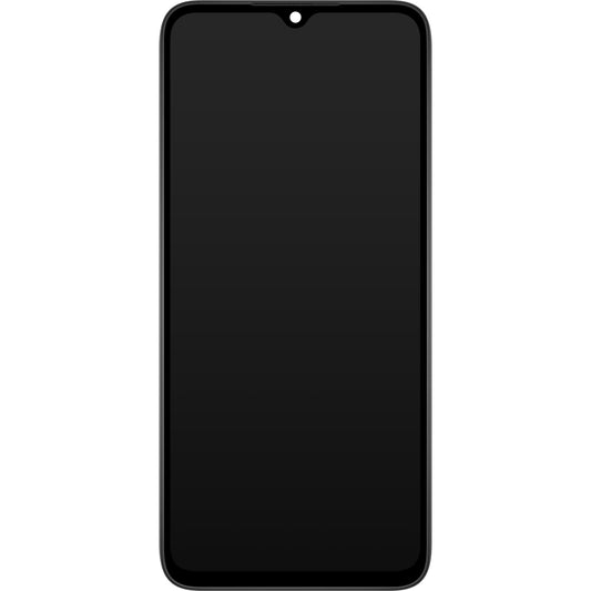 Xiaomi Redmi Redmi 9C NFC / 9C / 9A berøringsskjerm med ramme, svart, servicepakke 5600070C3L00