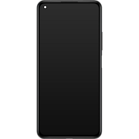 Berøringsskjerm Xiaomi 11 Lite 5G NE, med ramme, Trøffelsvart, Servicepakke 5600030K9D00