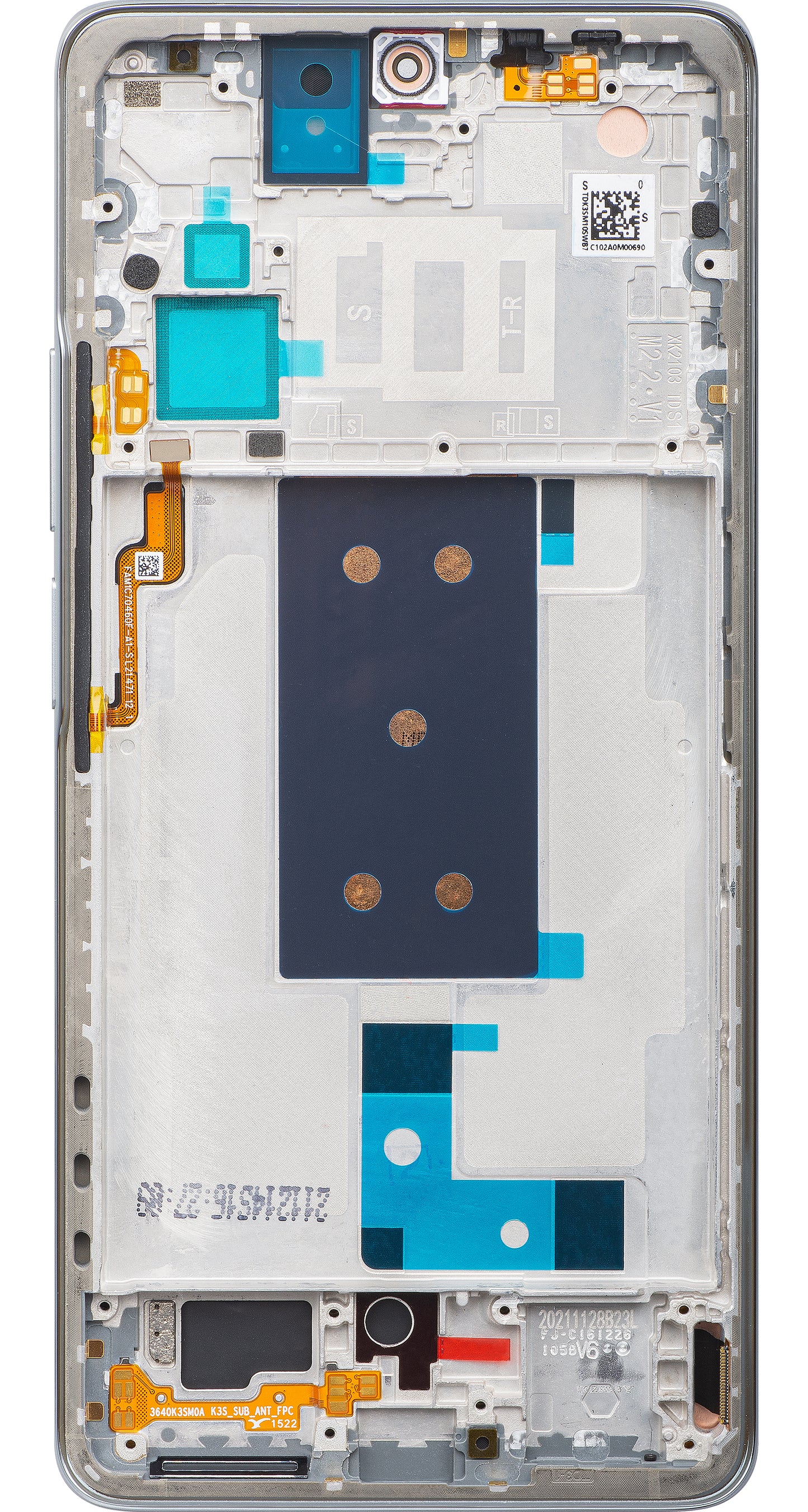 Xiaomi 11T berøringsskjerm, med ramme, meteorittgrå, servicepakke 560004K1111R00