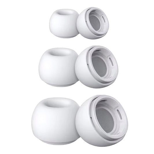 Tech-Protect ørepropper for Apple AirPods Pro Series, størrelse S/M/L, hvit
