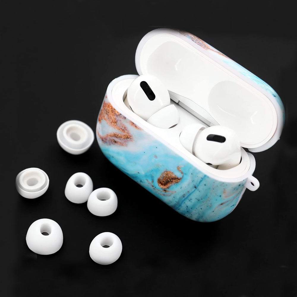 Techsuit ET1 propper for Apple AirPods Pro Series, Størrelse XS / S / L, Hvite