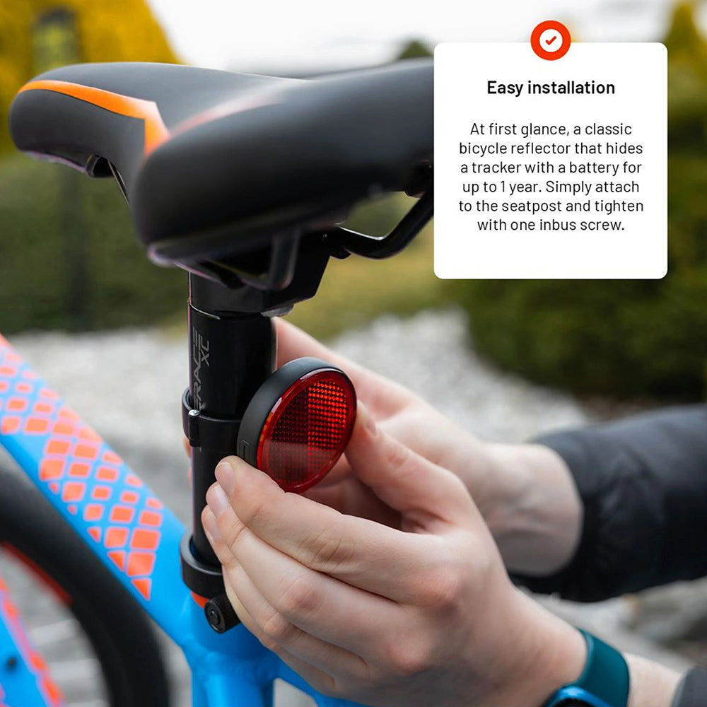Fixed SmartTag Bike for iOS-serien, Svart